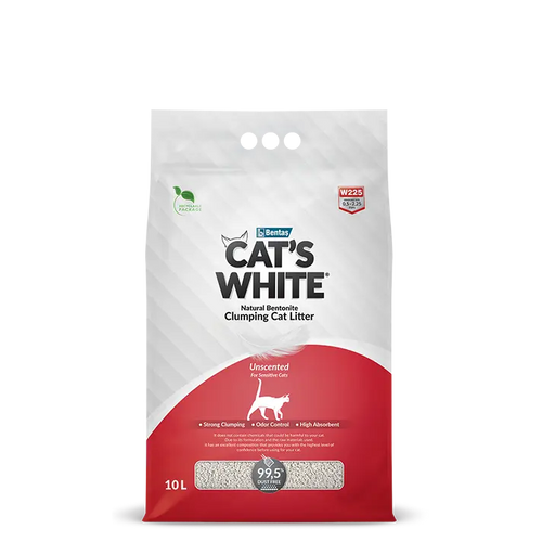 Cat's White Clumping Cat Litter 10L