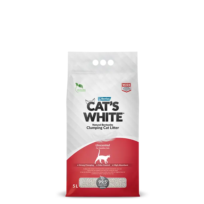 Cat's White Clumping Cat Litter 5L