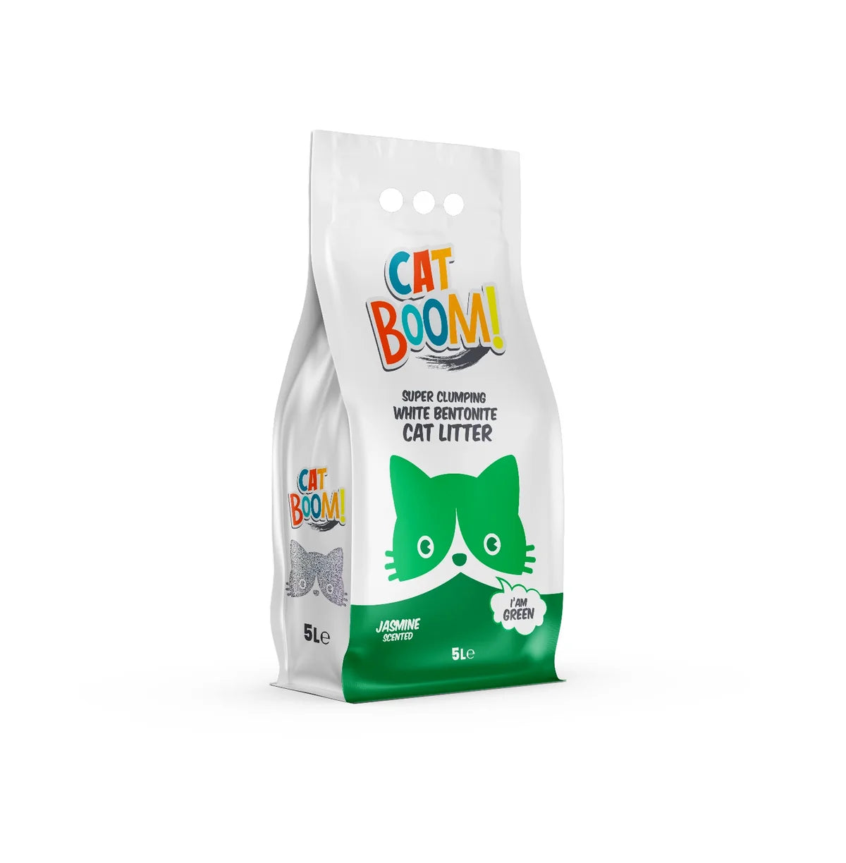 Cat Boom Clumping Cat Litter jasmine Scents 5L