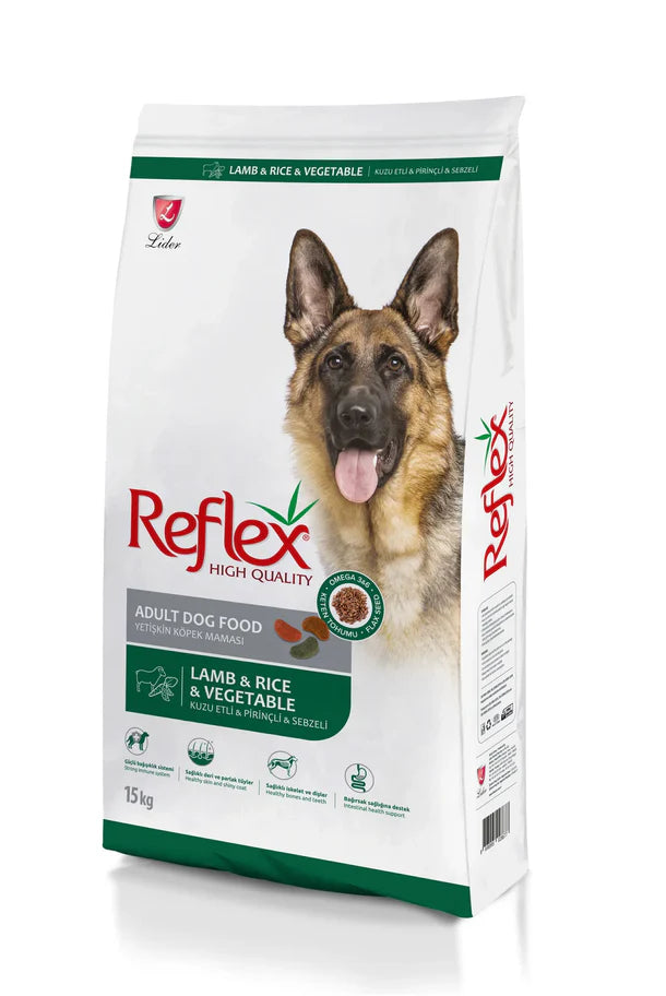 REFLEX LAMB&RICE&VEGETABLE ADULT 3KG/15KG