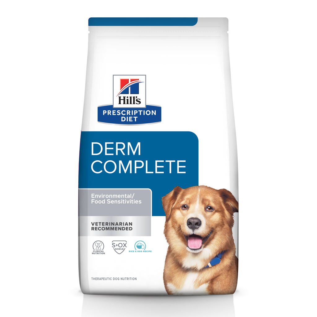 Hill's Prescription Diet Derm Complete Rice & Egg Recipe Dry Dog Food 1.5K
