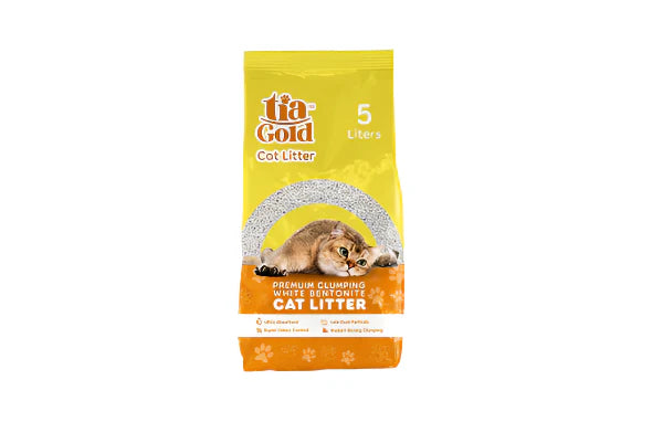 Tia Gold cat litter jasmine scented 5 L