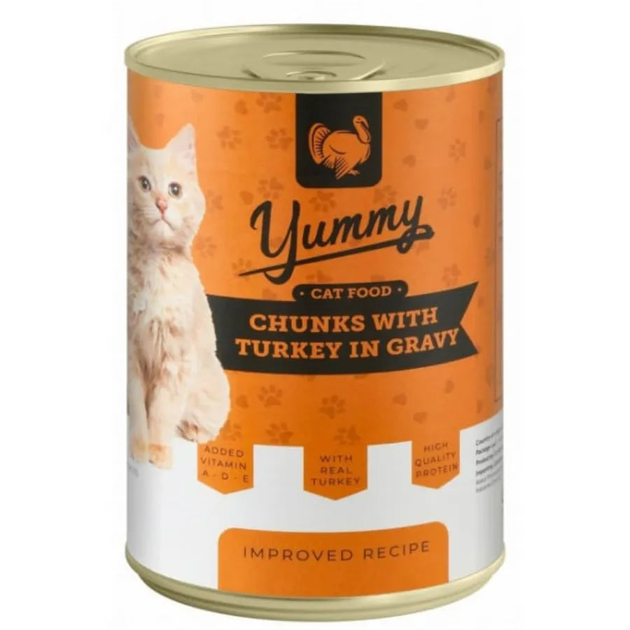 Yummy Wet Cat Food Chunks 400g