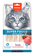 Wanpy Cat Superfoods Creamy Lickable Tuna With Super Berries