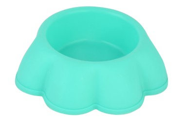 Unee Small Red Paw Shaped Pet Bowl