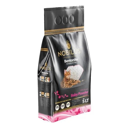 Nobilus Cat Litter baby powder scented 20L