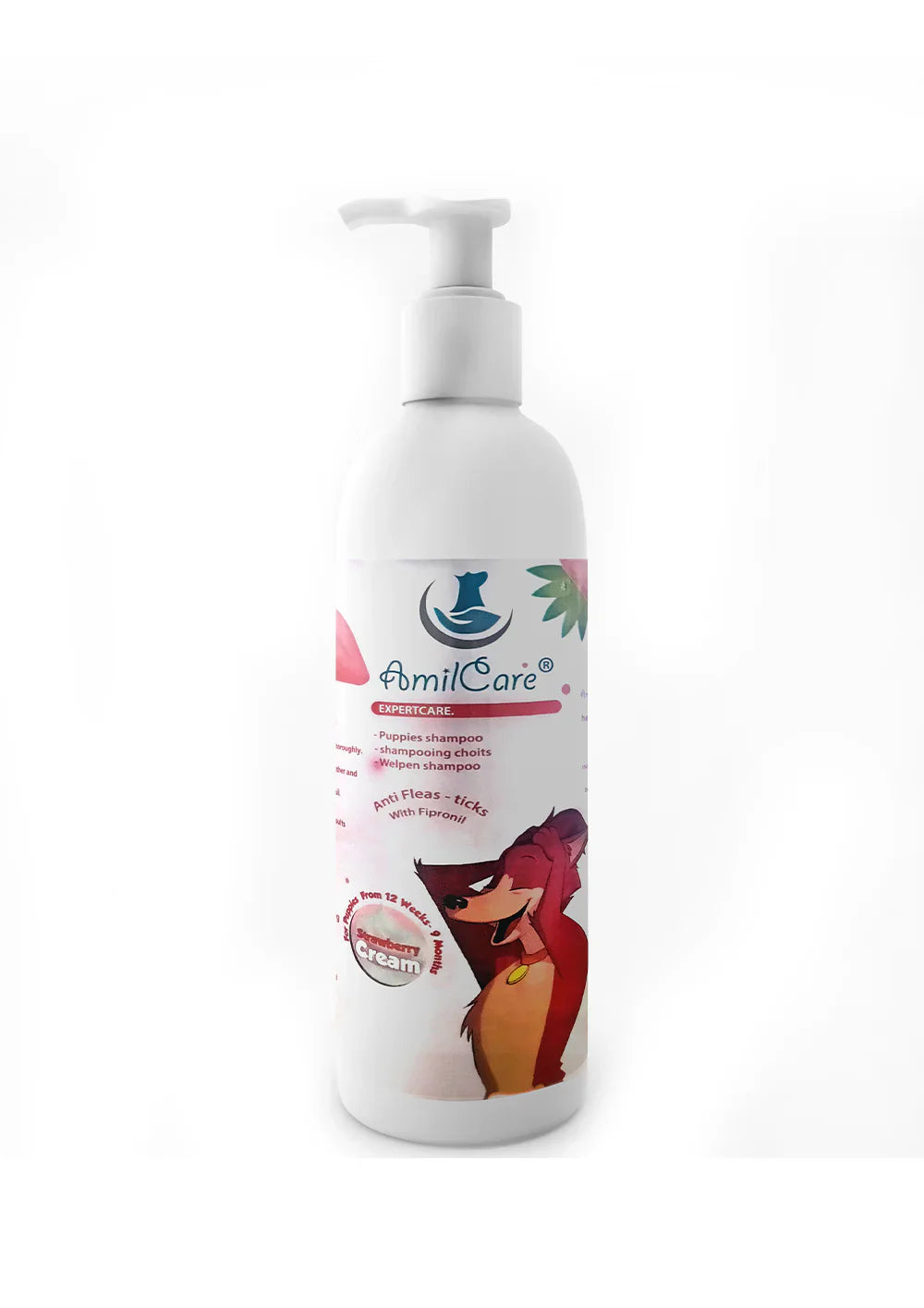 Amil Care Strawberry Shampoo FOR DOG PUPPY 1L