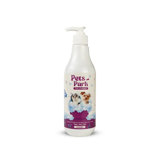 PETS PARK Shampoo with LAVANDER Scent, (Insect Repellent, Antifungal, and Skin Soothing.)