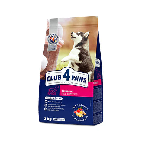 CLUB 4 PAWS Premium Puppies All Breeds With Chicken Dry Dog Food 2kg