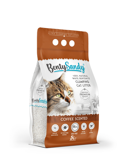 Benty Sandy Clumping Litter Coffee scented