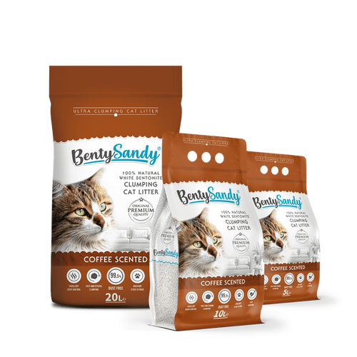 Benty Sandy Clumping Litter Coffee scented
