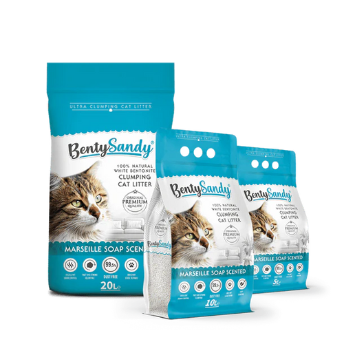 Benty Sandy Clumping Litter Marseille Soap scented