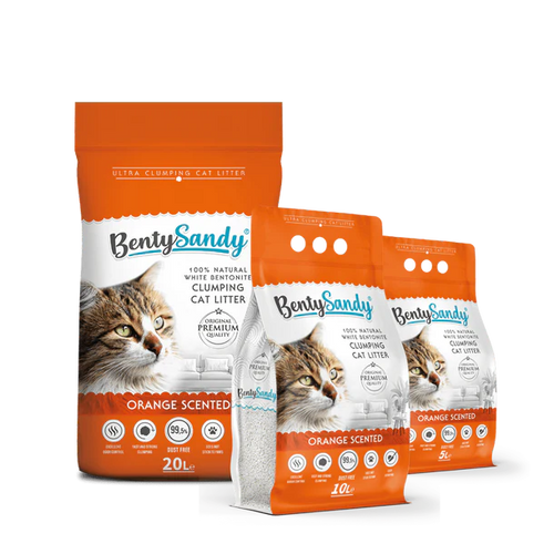 Benty Sandy Clumping Litter Orange scented