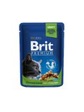 Brit Premium Cat Pouches Chicken Slices for Sterilised