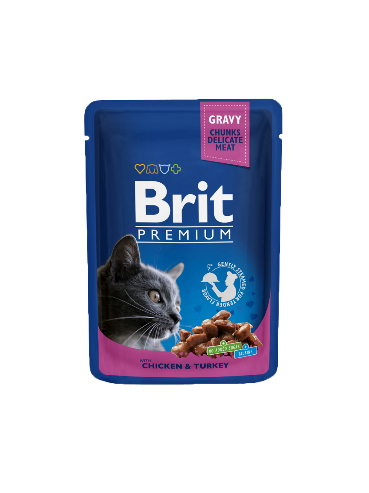 Brit Premium Cat Pouches with Chicken & Turkey