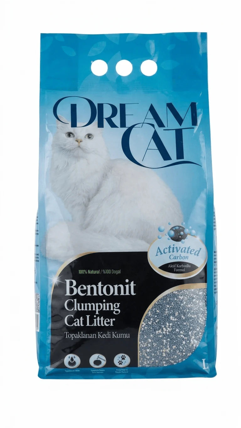 dream cat bentonite cat litter carbon scented 10l