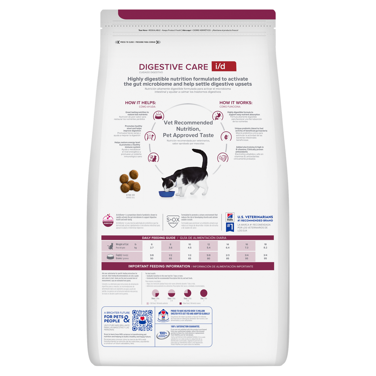 Hill's Prescription Diet i/d with Chicken Cat Food 1.5K
