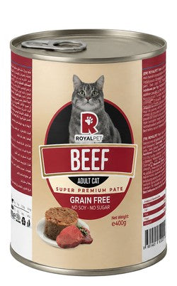 Royal Pet Wet Food Pate with Beef for Adult Cats 400 gr