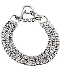 SPRENGER link collar | with pull chain | 3 rows | 2mm