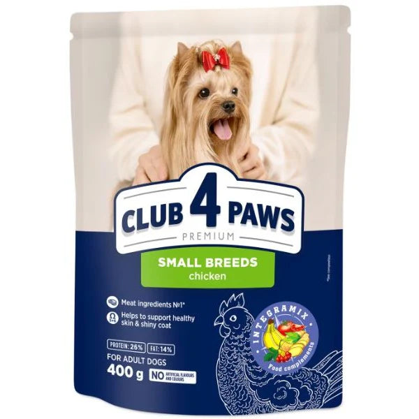 CLUB 4 PAWS PREMIUM for adult dogs SMALL breeds 400g