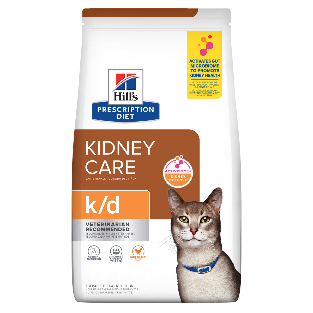 Hill's Prescription Diet k/d with Chicken Cat Food 3K