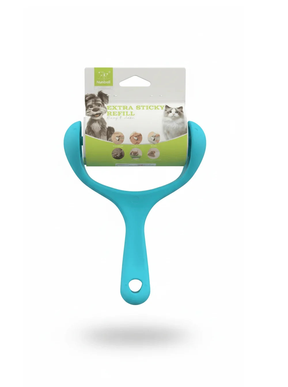Nunbell Extra Sticky Refill Lint Roller – 60 Sheets for Pet Hair Removal