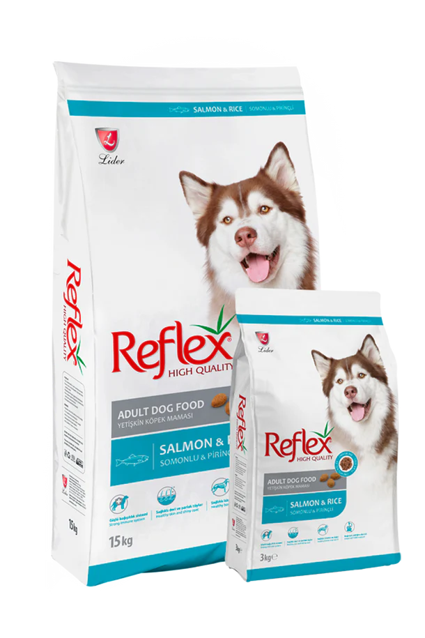 Reflex Adult Dog Food with Salmon and Rice (3kg/15kg)