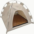 Beige pet tent for cats and dogs size M