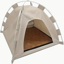 Beige pet tent for cats and dogs size S