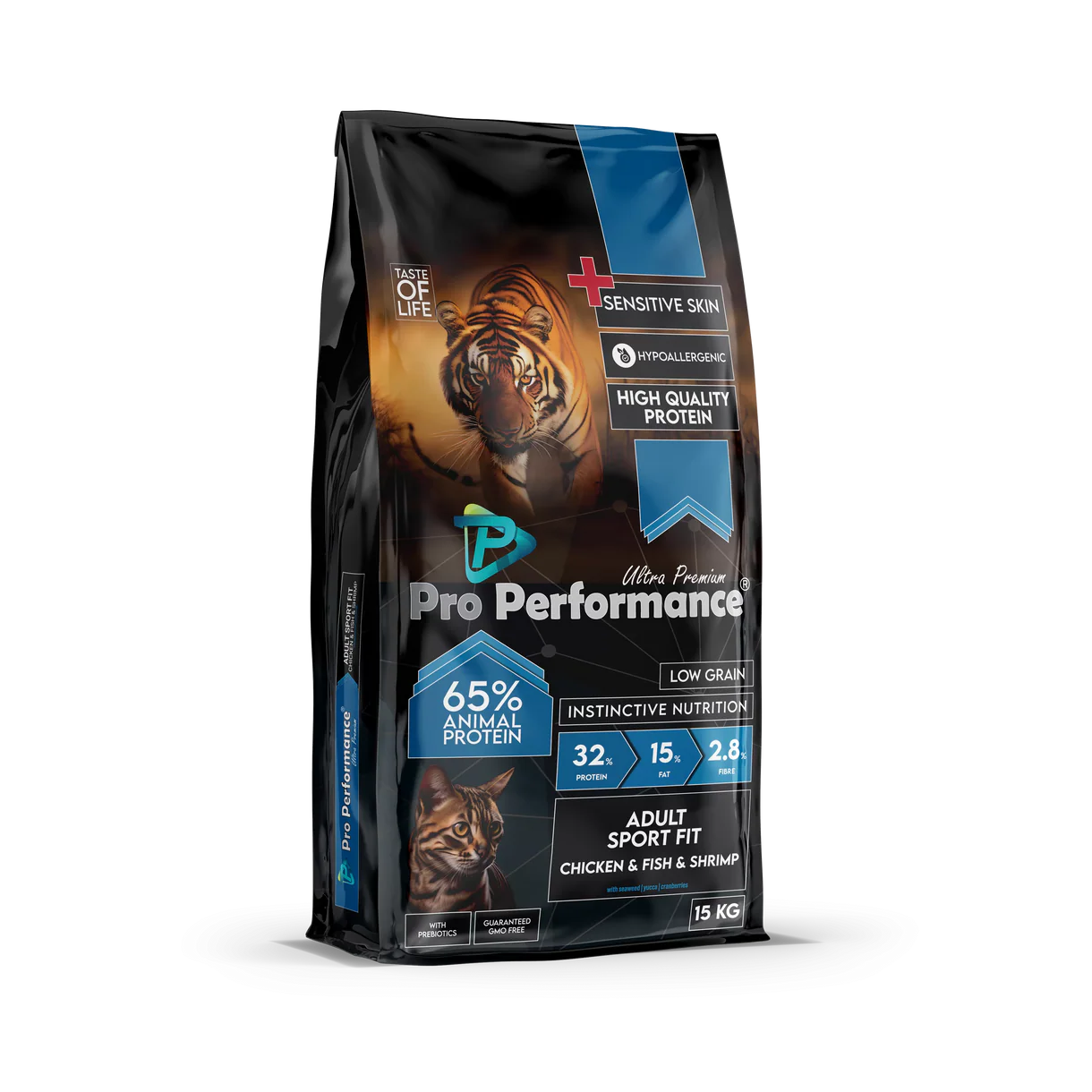pro performance adult cat food sporfit cat chicken & fish (2kg-15kg)