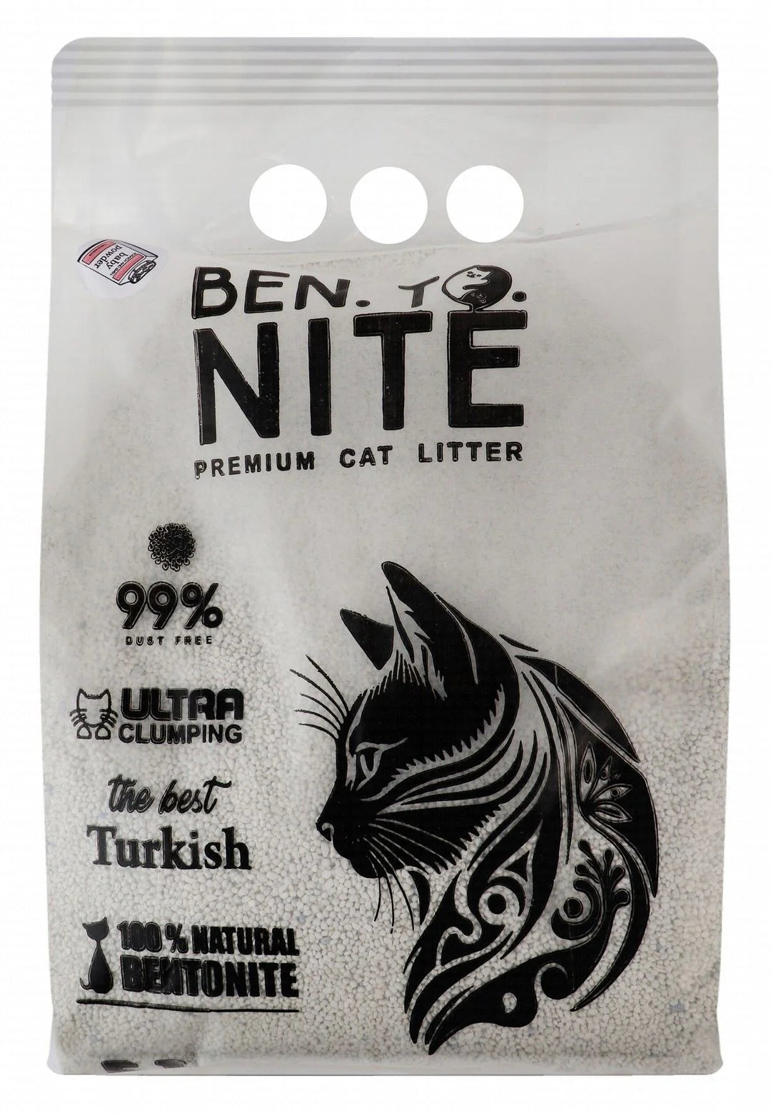 Ben To Nite Clumping Litter Baby powder scented 5L