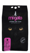 Mi Gato White Clumping Cat Litter lavender scented 5L