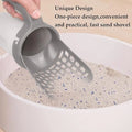 Cat Litter Scoop with Waste Bin & 100 Free Disposal Bags – Durable Pet Pooper Scooper for Easy Cleaning