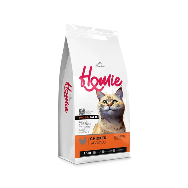 Homie Super Premium Adult Cat Dry Food with Chicken 1.5k