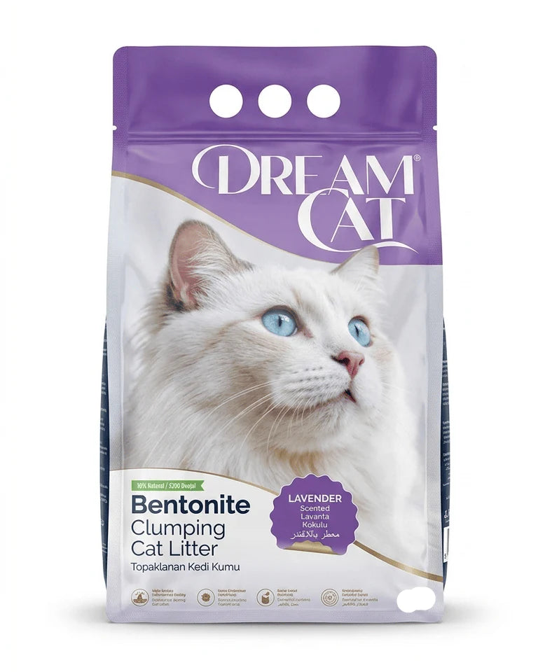 dream cat bentonite cat litter lavender scented 10L